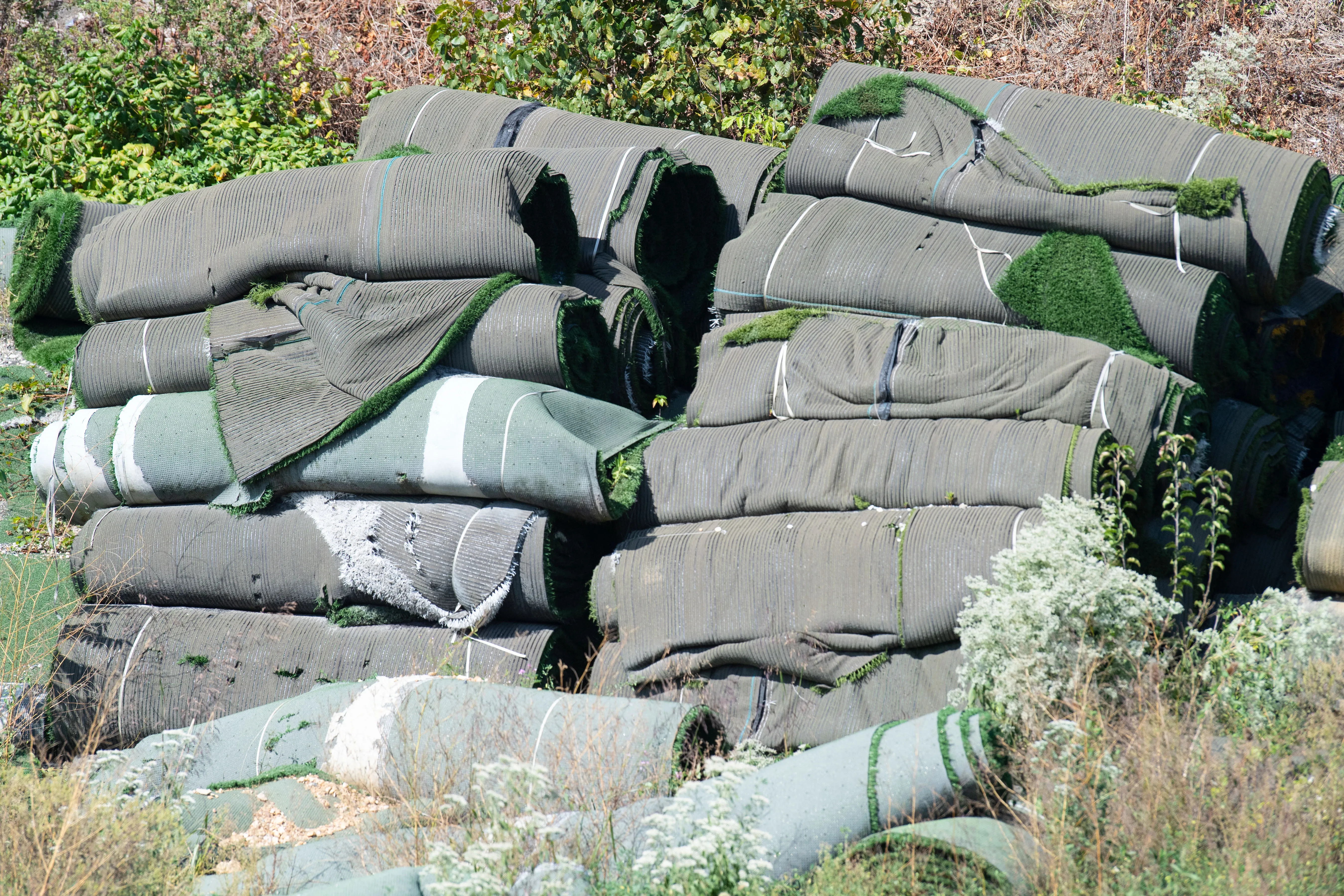 Artificial turf installation in McKinney, TX